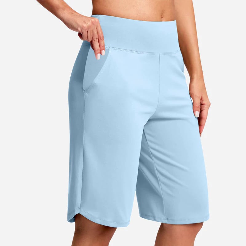 ⏰Hot sale 49% OFF🔥Women's High-Waist Yoga Shorts with Pockets