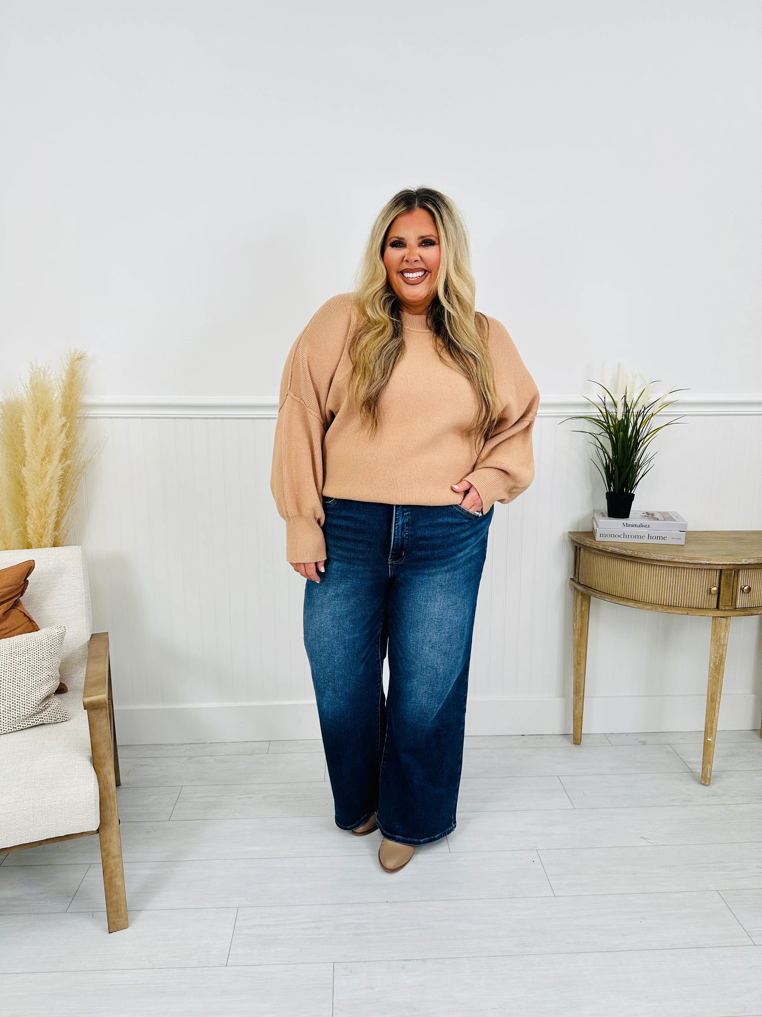 Made For You Wide Leg Jeans in Multiple Inseams