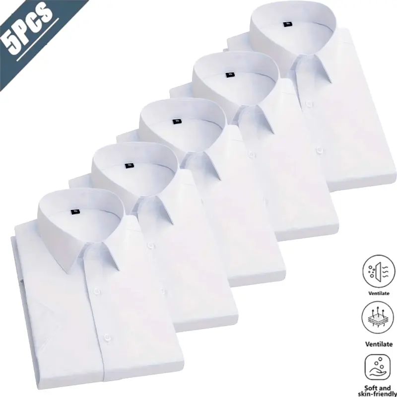 Men’s Solid-Color Dress Shirts