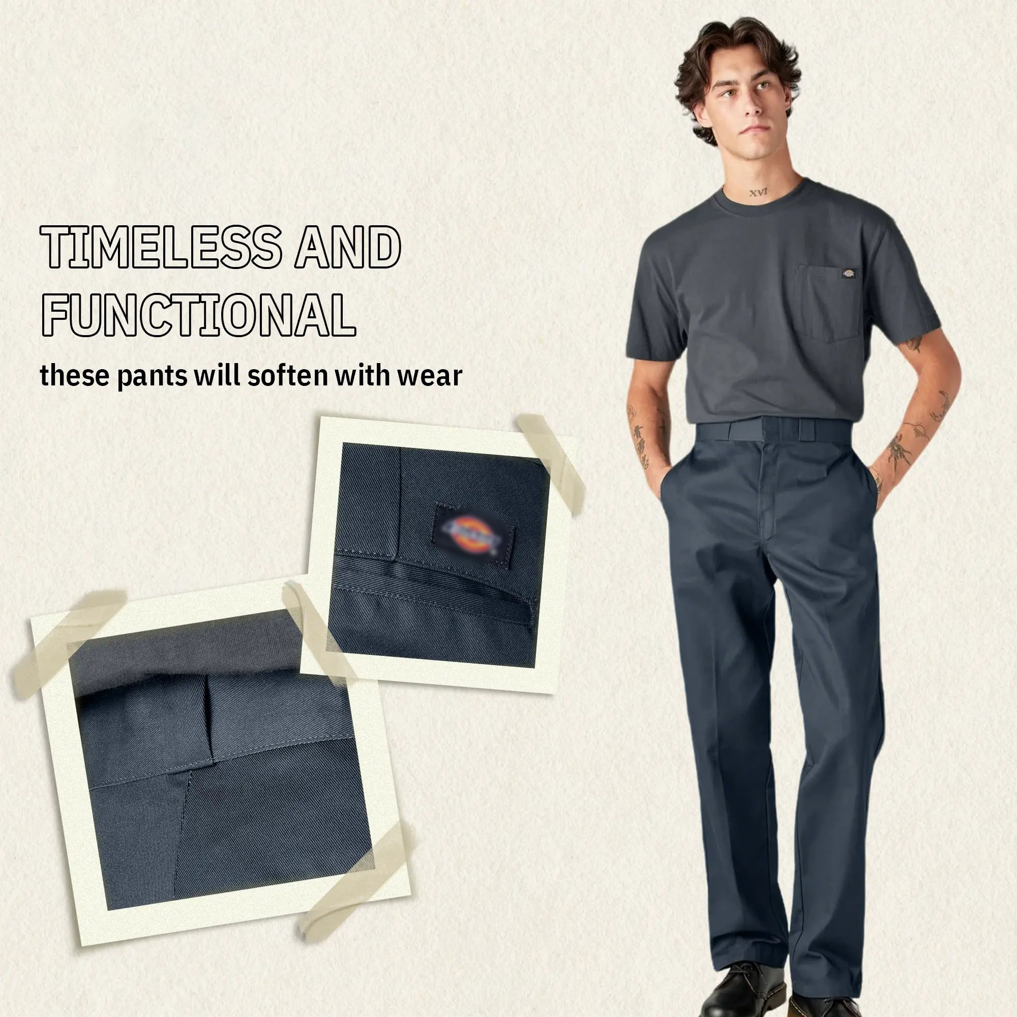 Men's Classic Twill Work Pants