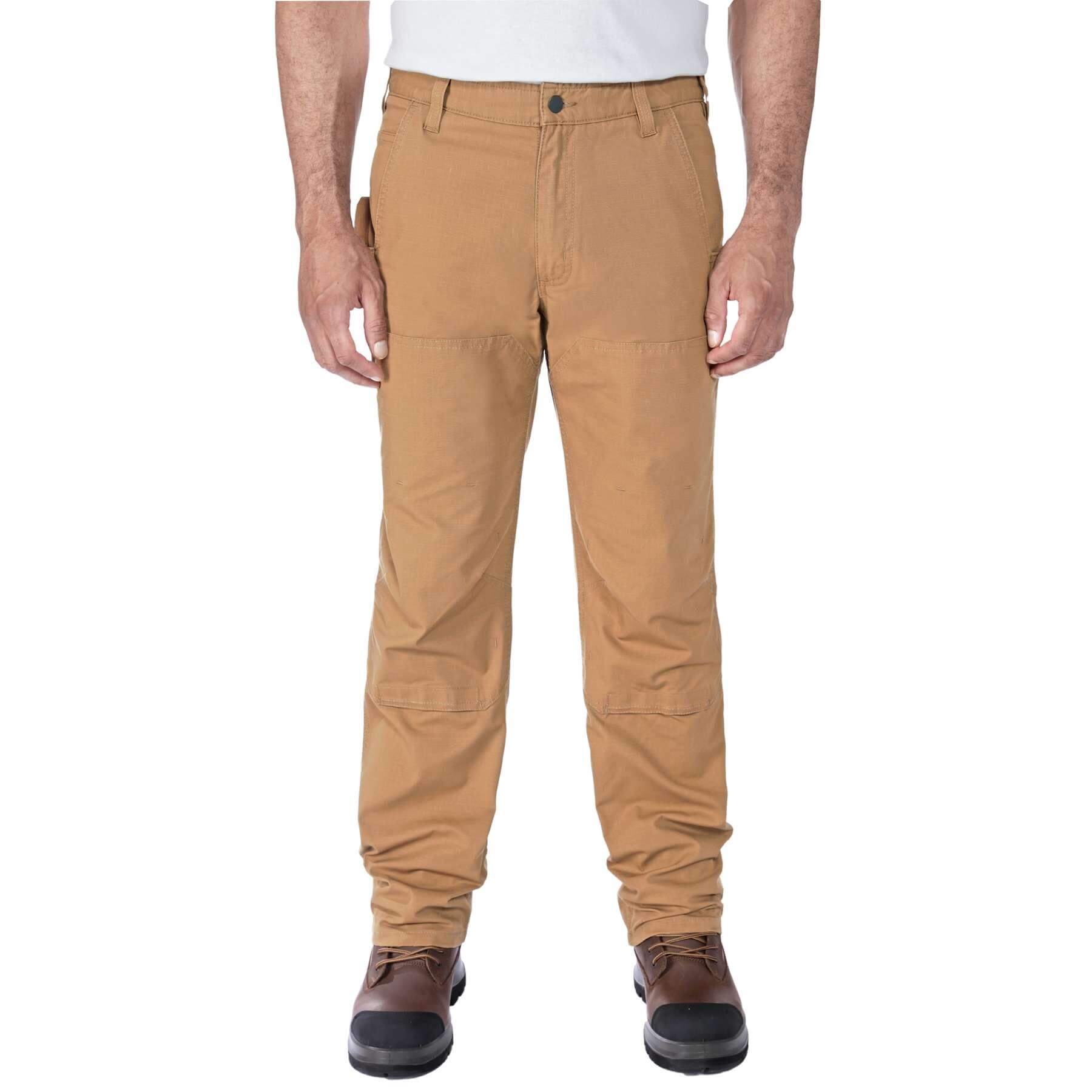 CHT Steel Straight Fit Rugged Flex Double-Front Ripstop Trousers 105075