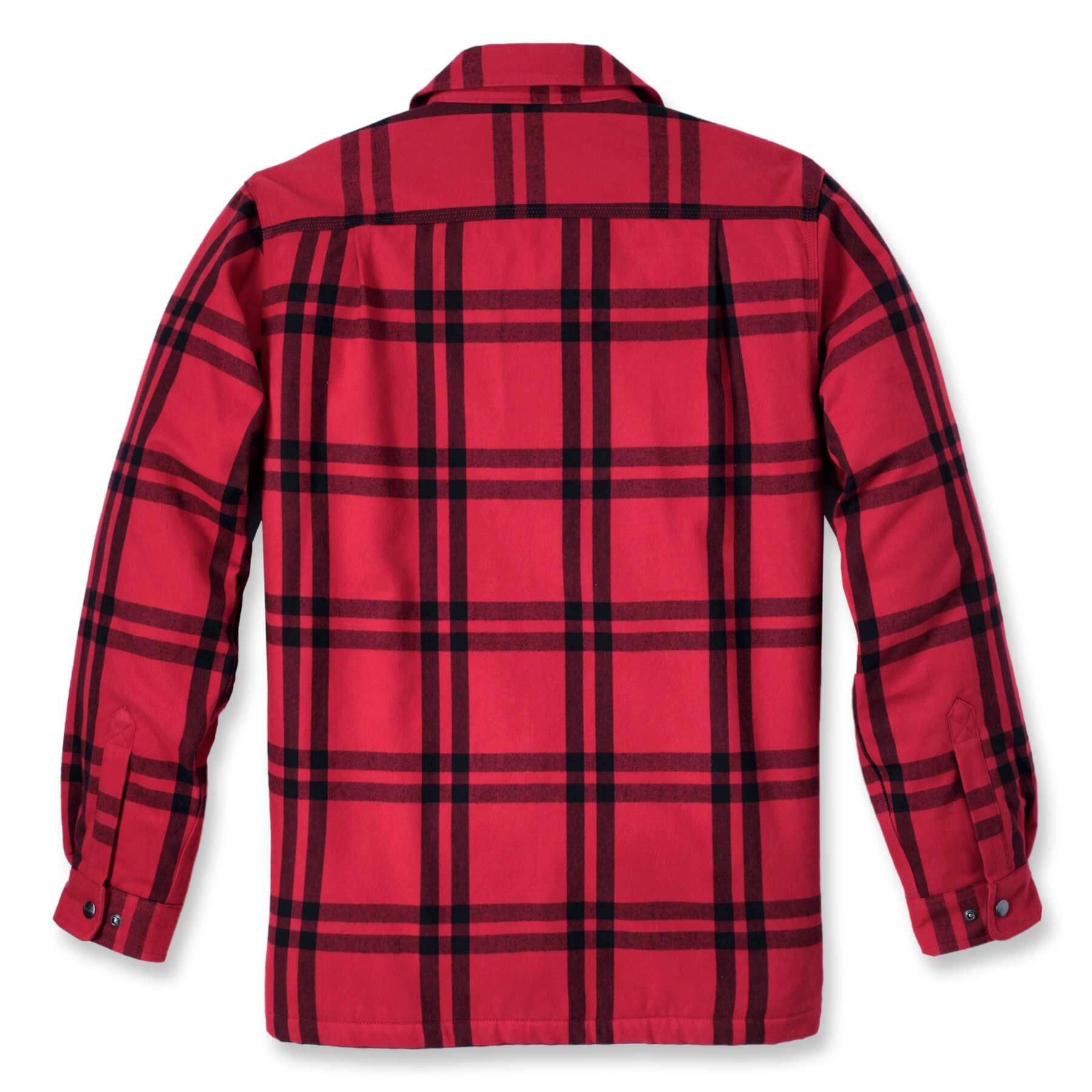 CHT Roane Relaxed Fit Flannel Sherpa-Lined Hooded Shirt Jacket 106354