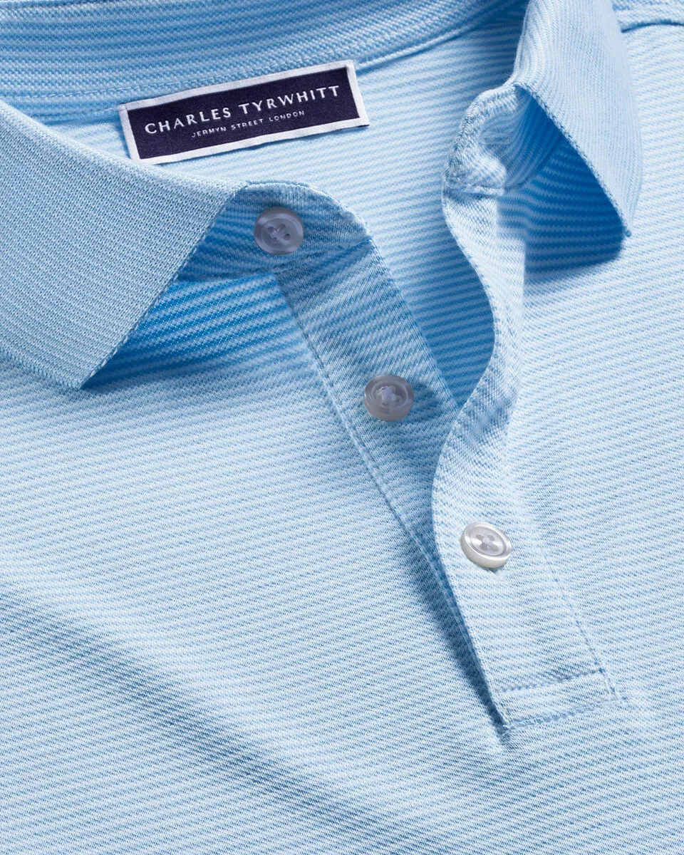 Men'S Casual Business POLO Shirt, Breathable Pique Fabric