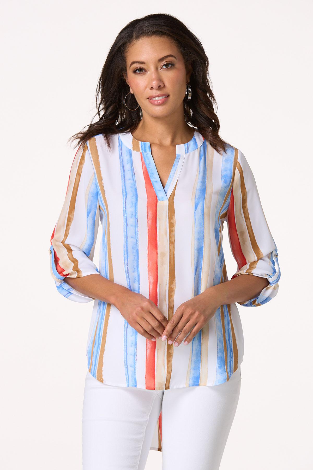 Brushed Stripe Top