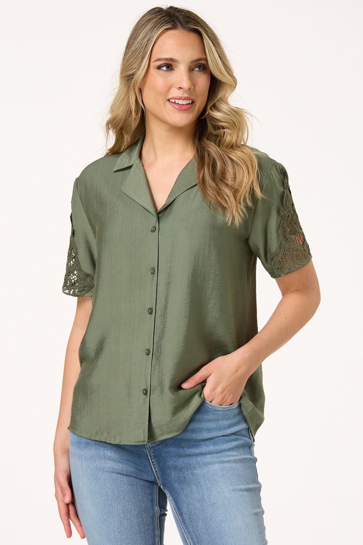 Lace Trim Shirt