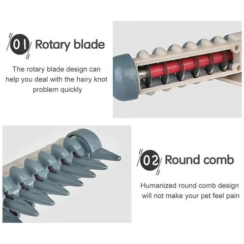 Electric Pet Hair Knotting Trimmer Comb MatAway E-Comb