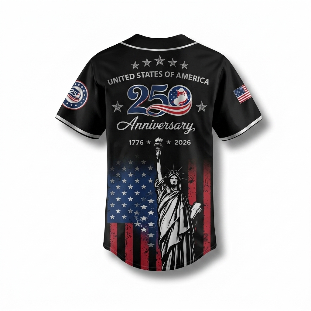 USA 250th Anniversary Baseball Jersey