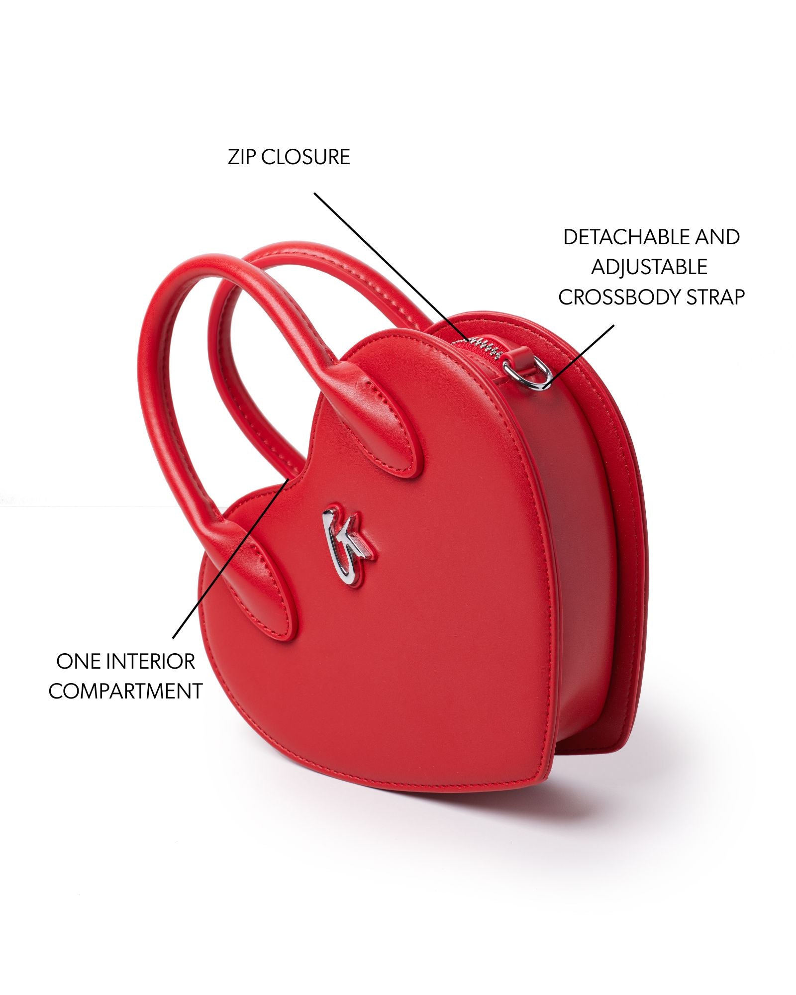STANDARD HEART BAG - RED