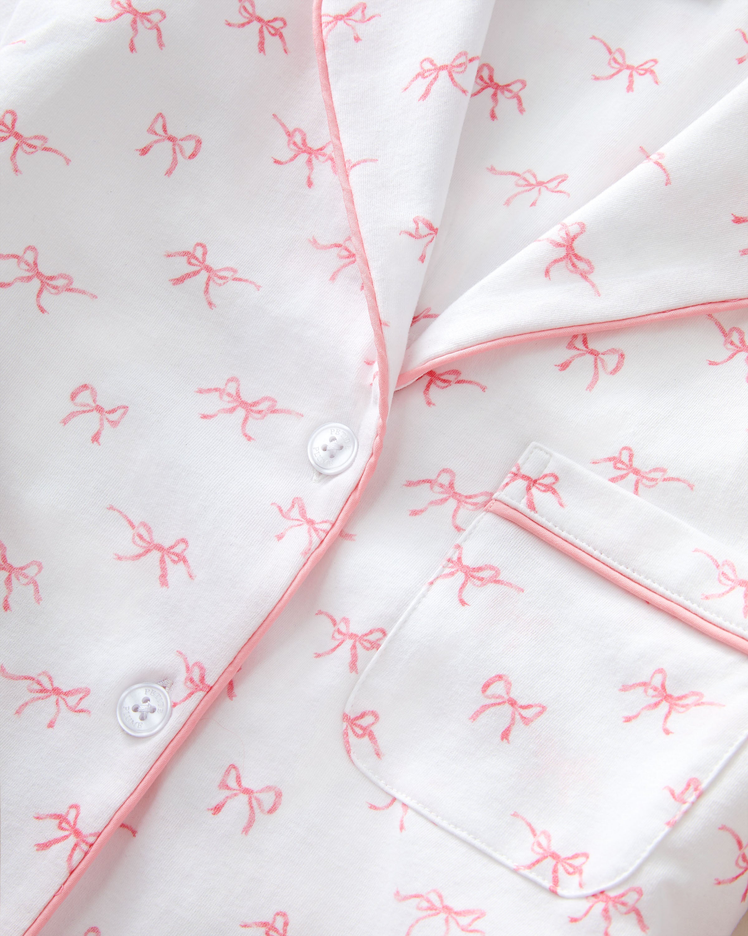 Women's Pima Pajama Set in Blushing Bows