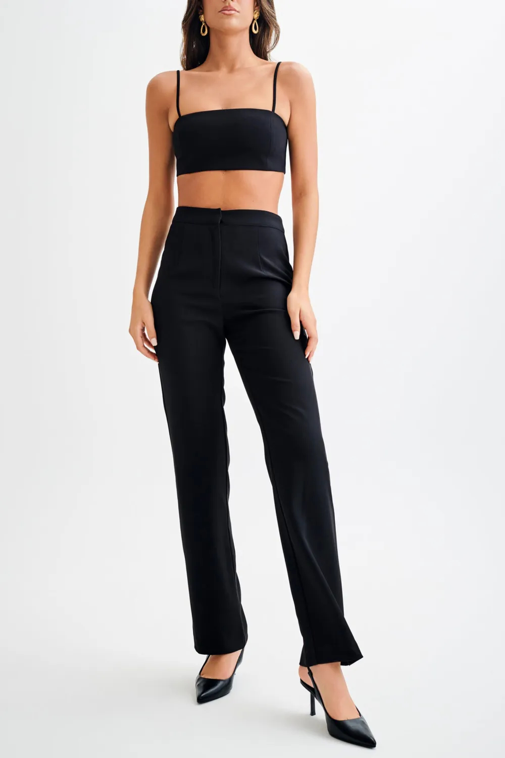 Suiting Crop Top