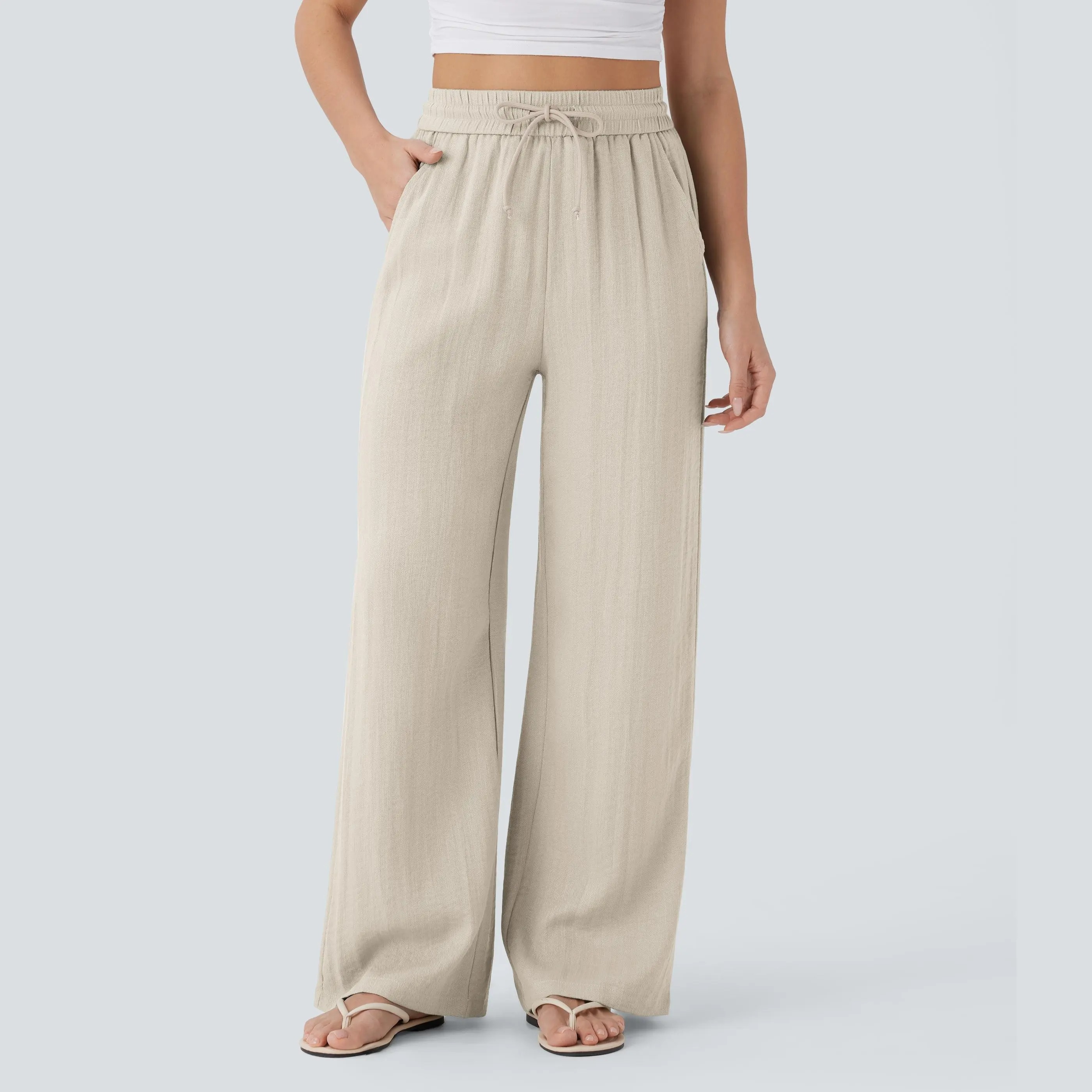 Women's High Waist Wide Leg Pants