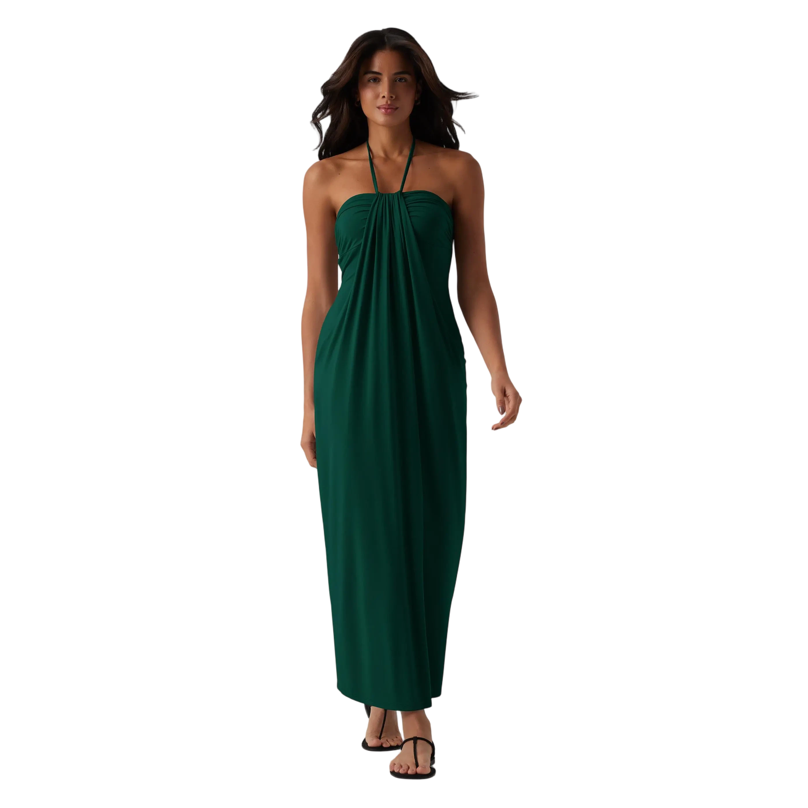 Elegant Halter Neck Maxi Dress – Effortless Style for Summer & Beyond