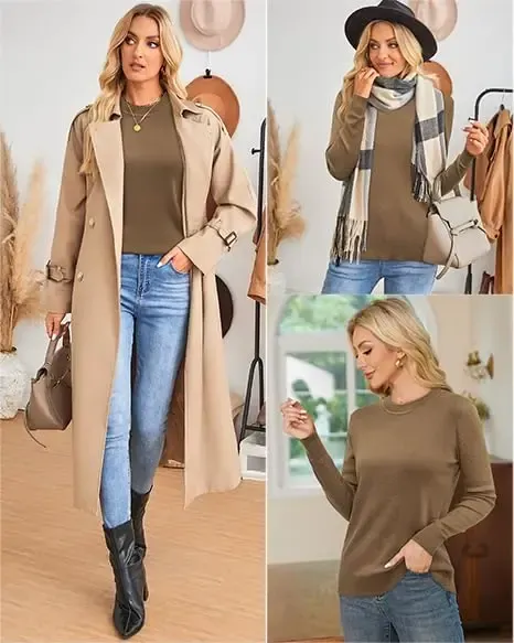 New women's wool blend sweater