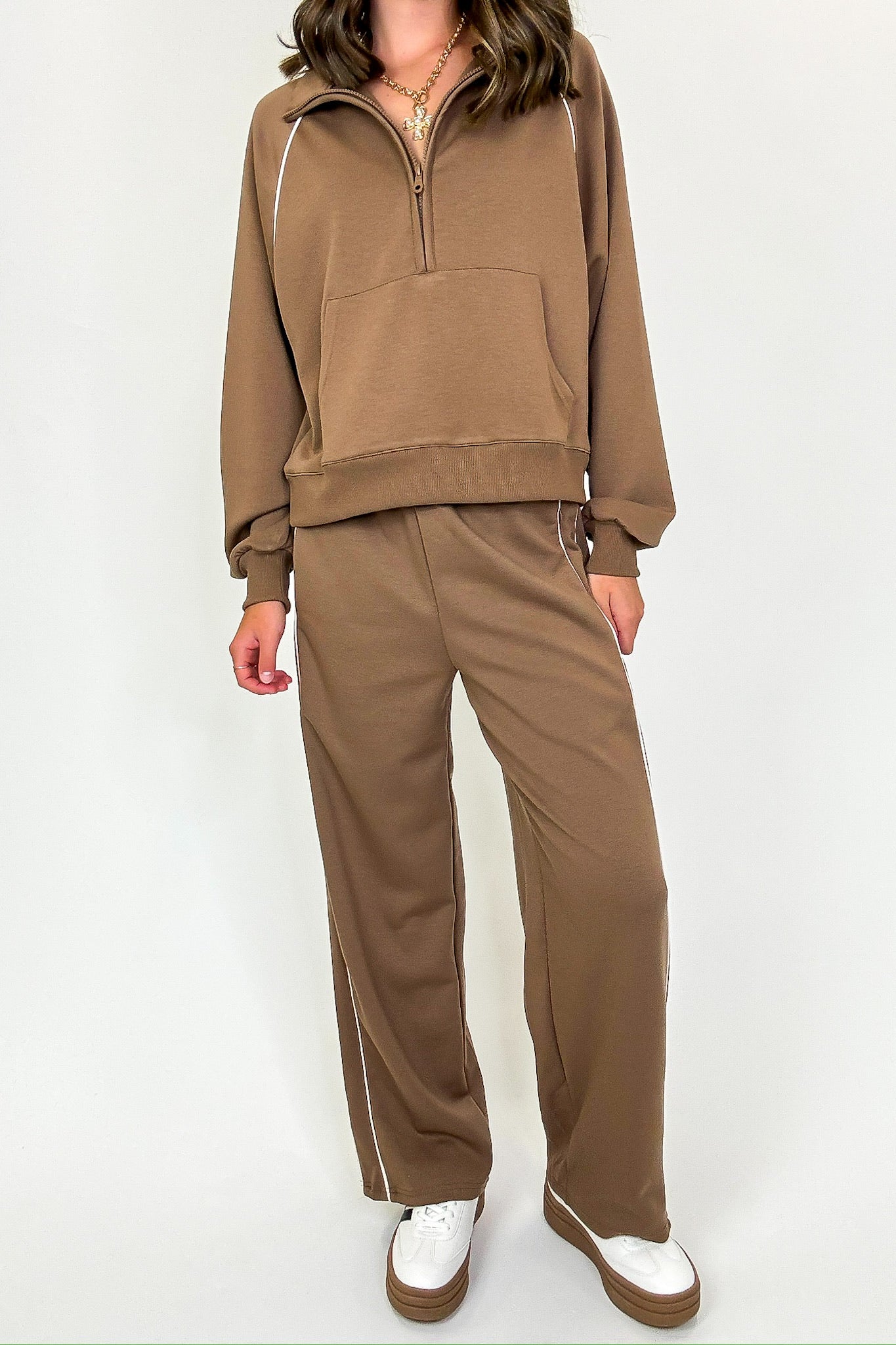 Wide Leg Knit Comfy Casual Sweat Pants