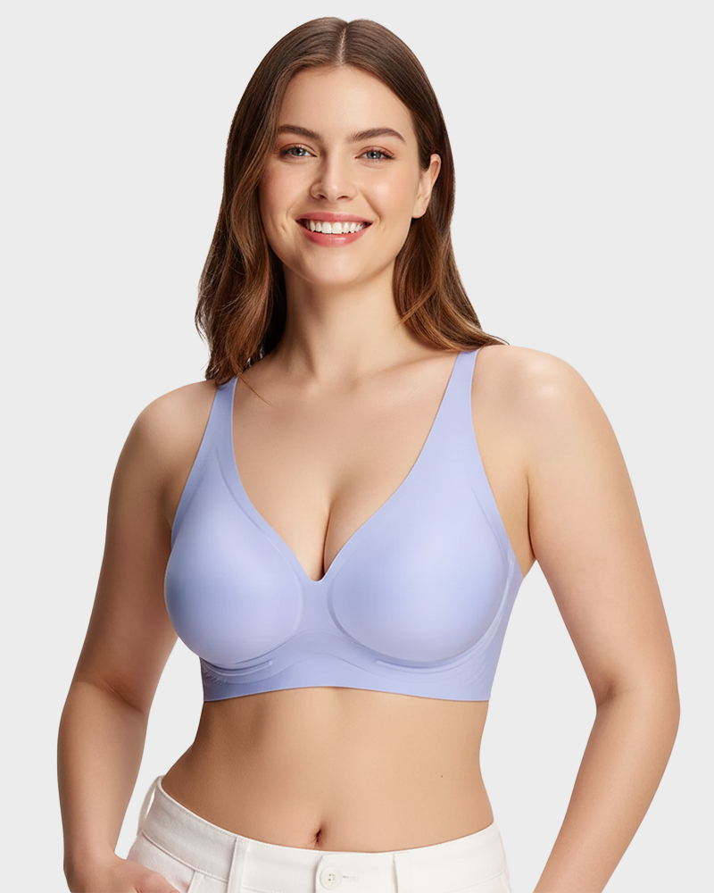 Supportive Wireless Deep-V Bra
