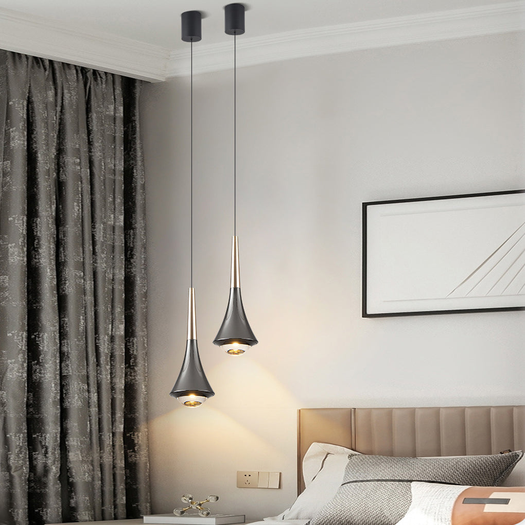 Adjustable Liftable Minimalist Creative LED Modern Chandelier with Touch Switch