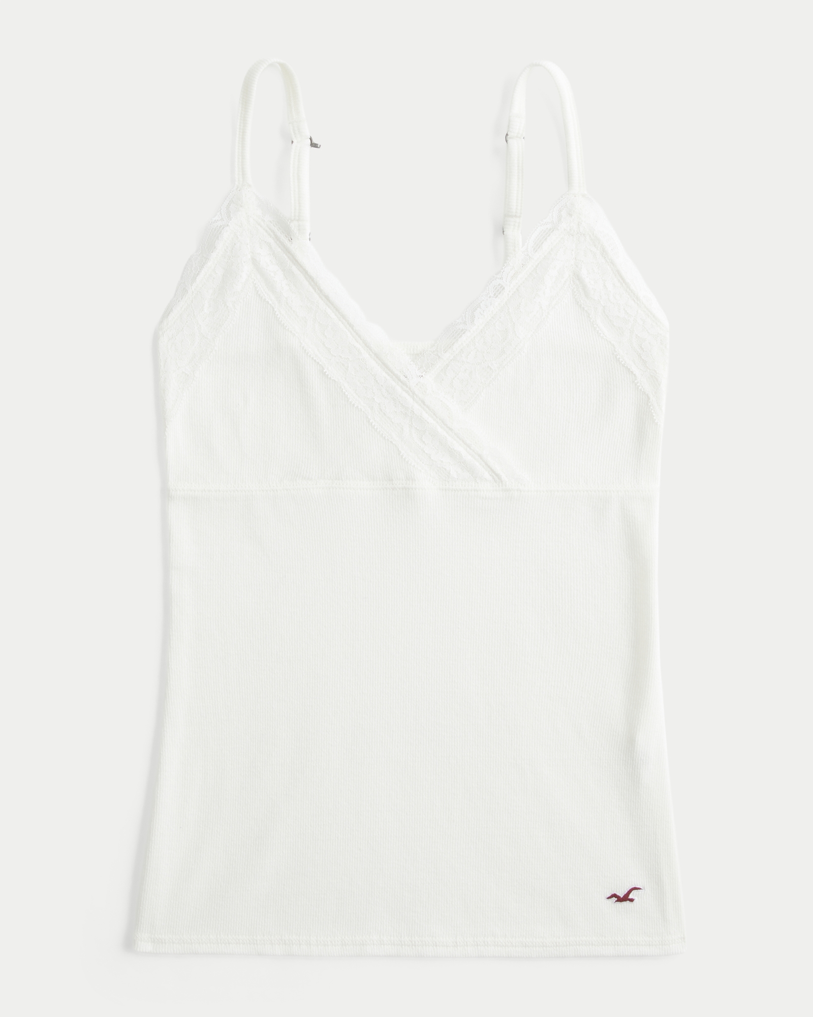 Wrap Lace Trim Layering Cami