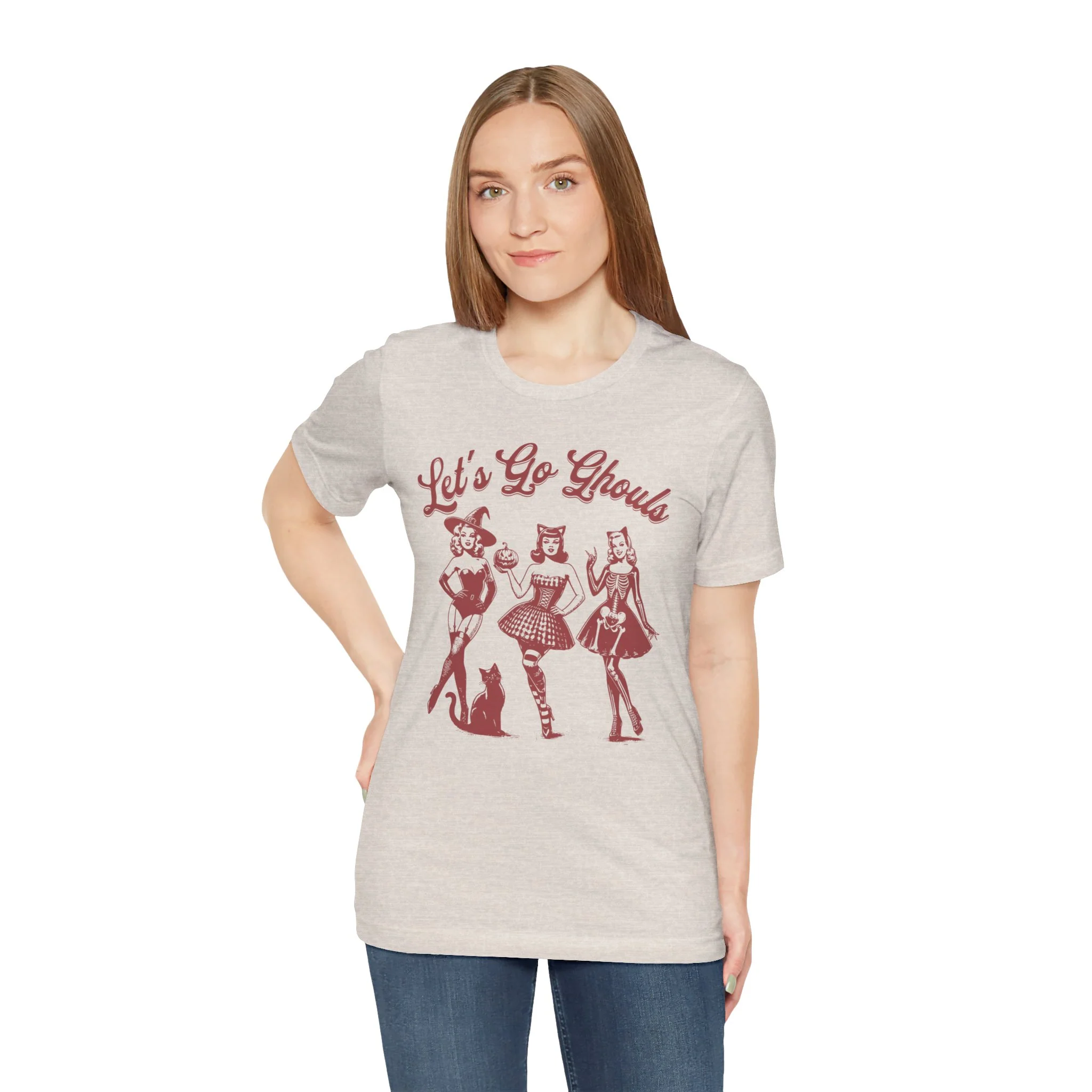 Let's Go Ghouls Bella Canvas Unisex Jersey T-Shirt - Multiple Colors