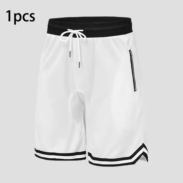 Men’s Casual Athletic Shorts With Zippered Pockets