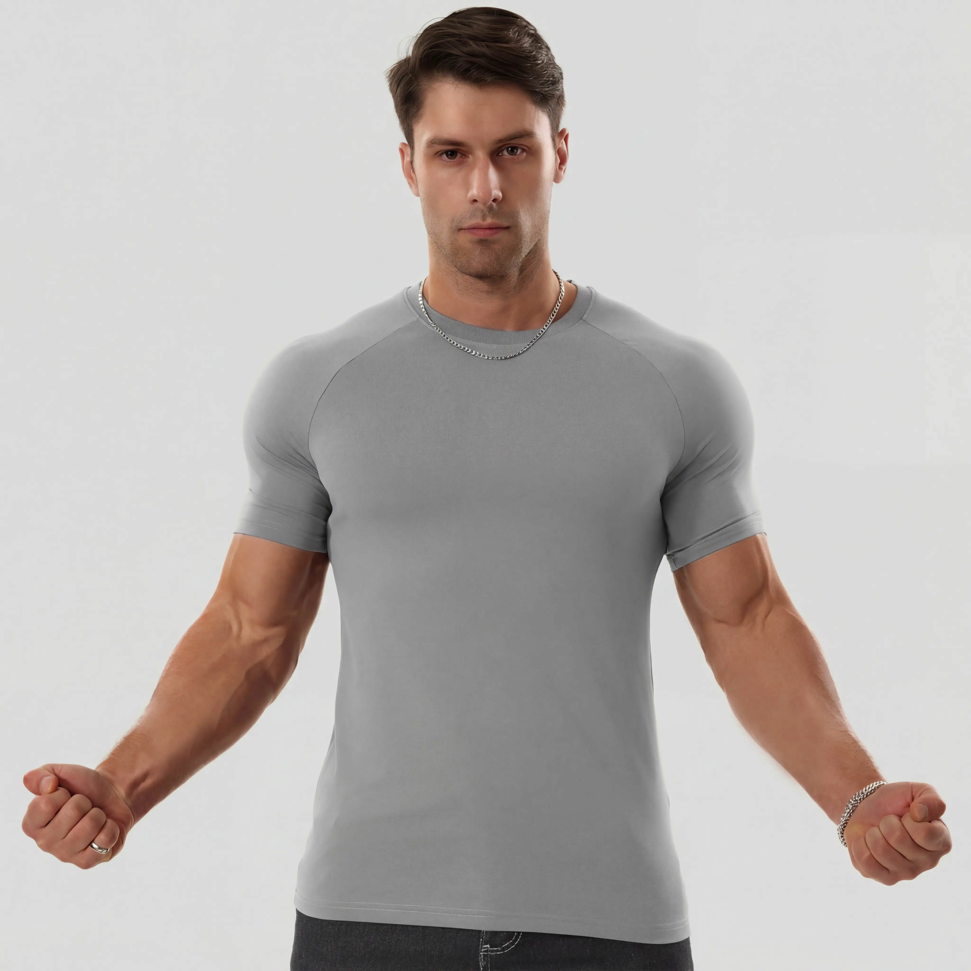 Men's Raglan Sleeve Tee, Athletic Tapered Fit