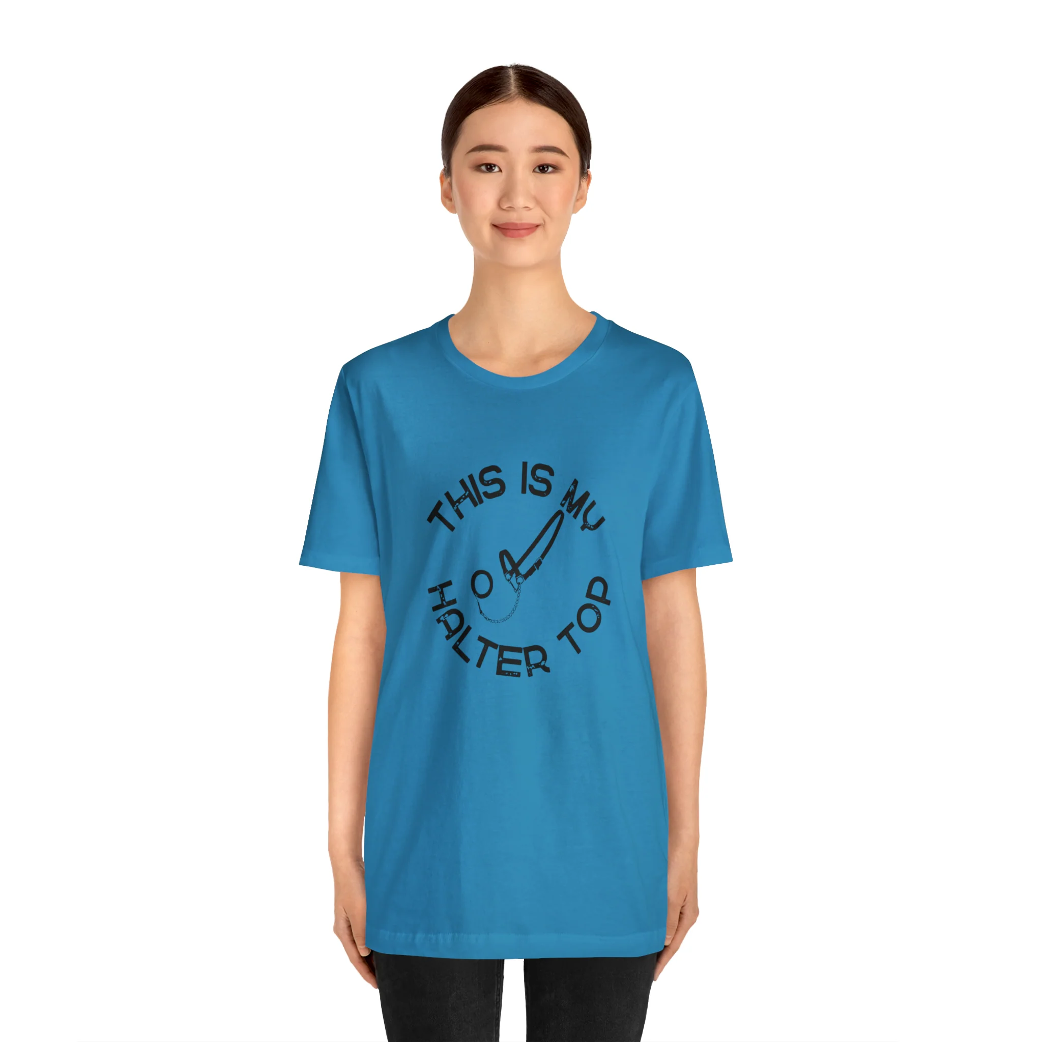 This is My Halter Top Unisex Jersey Short Sleeve Tee