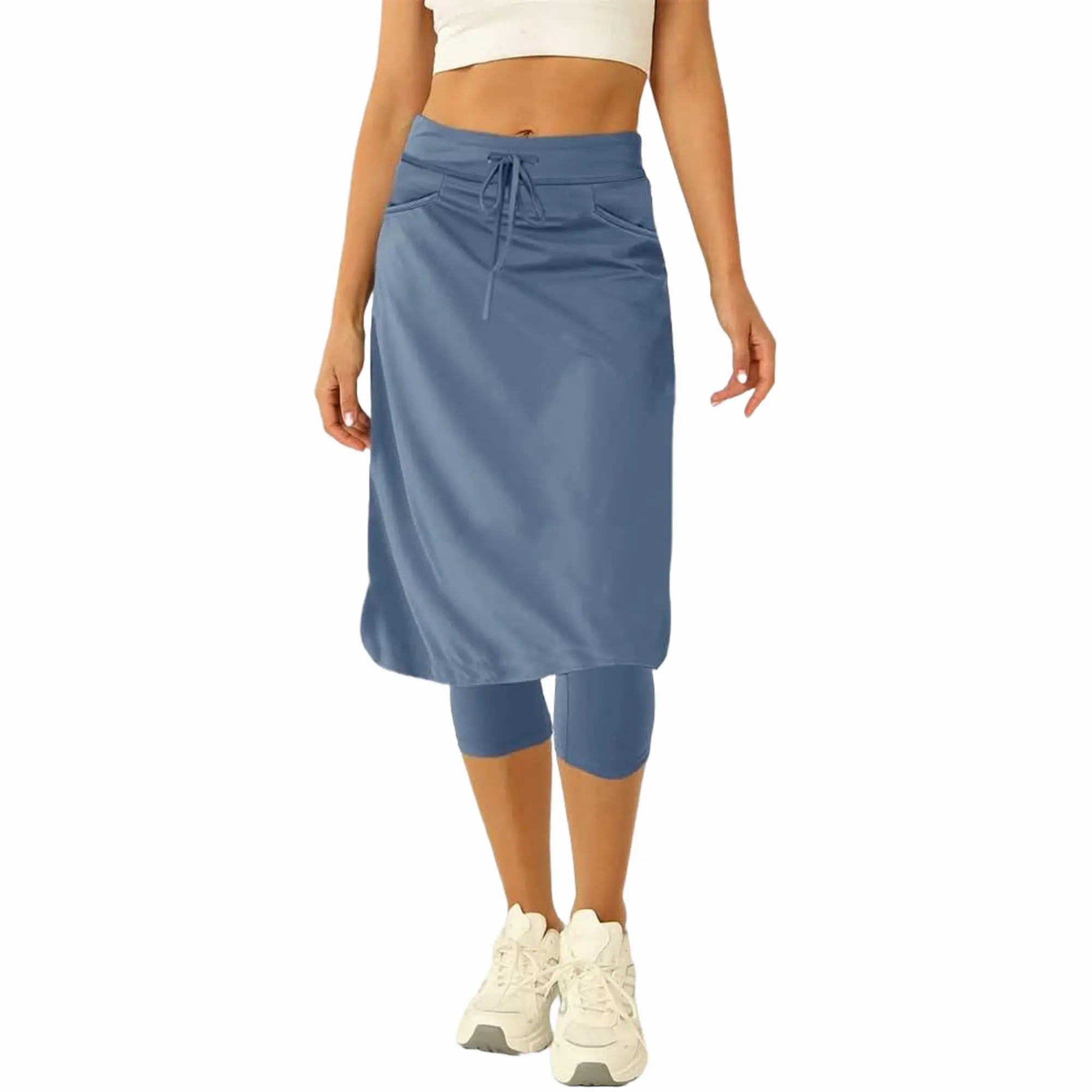 🎾 Knee-Length Active Tennis Skort