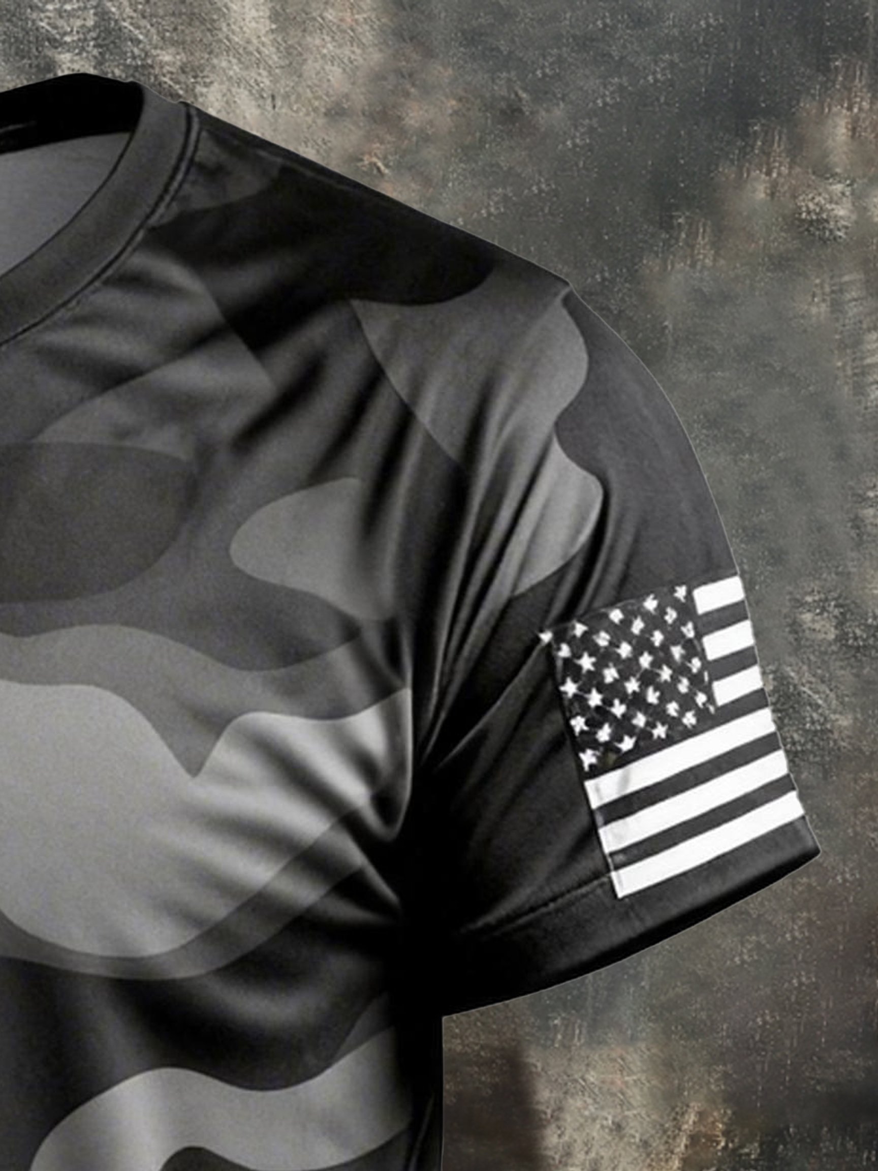 Men's Vintage Patriot Camo Short Sleeve T-Shirt
