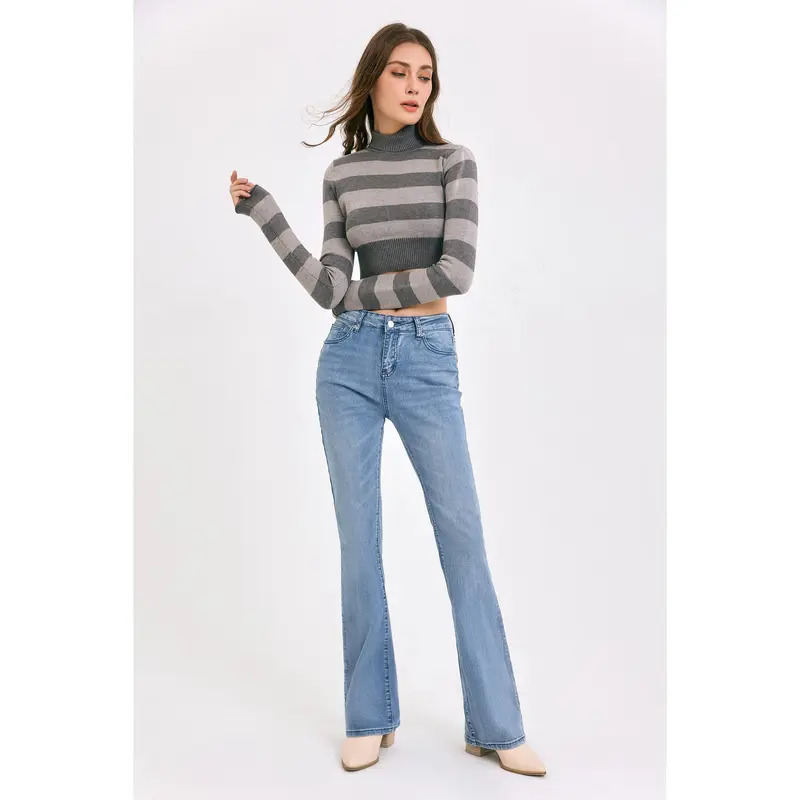Women's High-Waisted Stretch Jeans