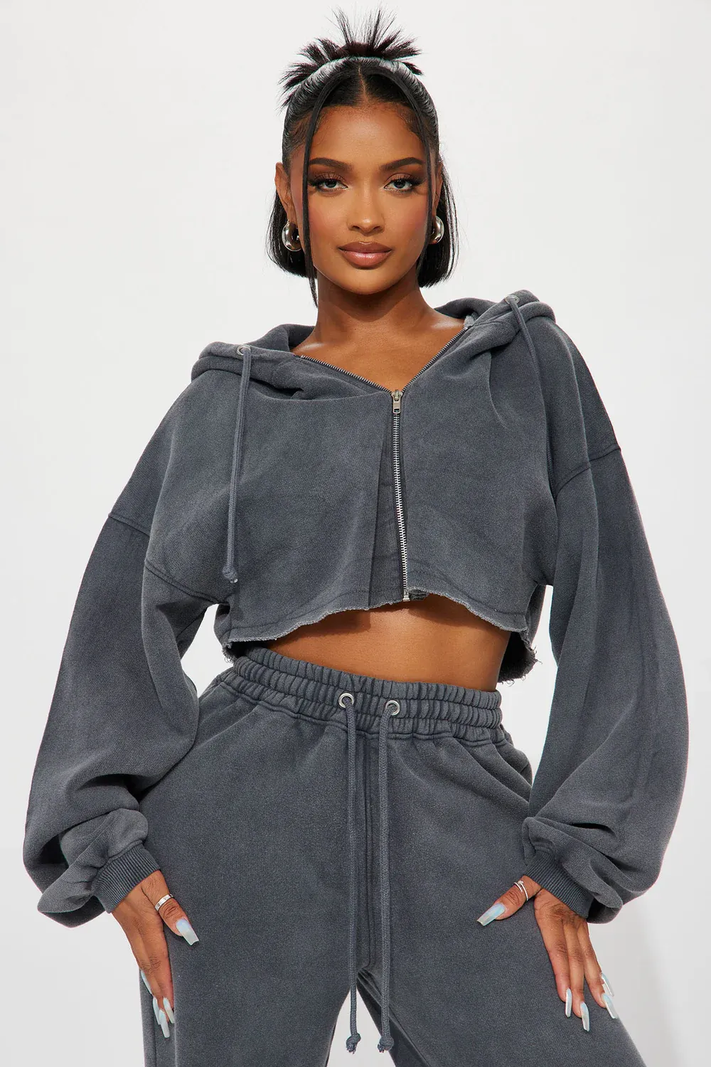 On The Go Fleece Pant Set