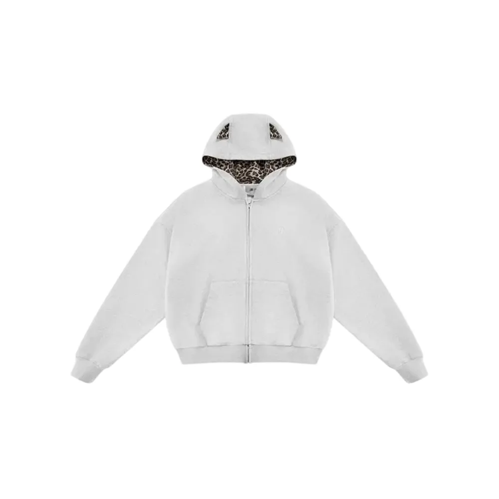Leopard Print Oversized Lounge Hoodie