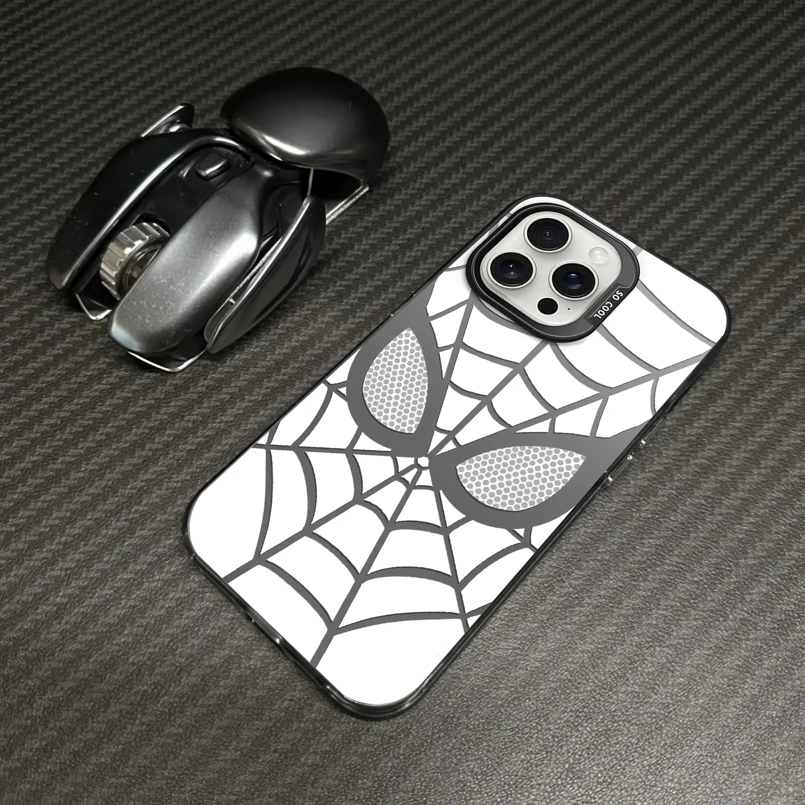 Classic Cool Grid Pattern IMD Laser Phone Case, Military Grade Anti Drop