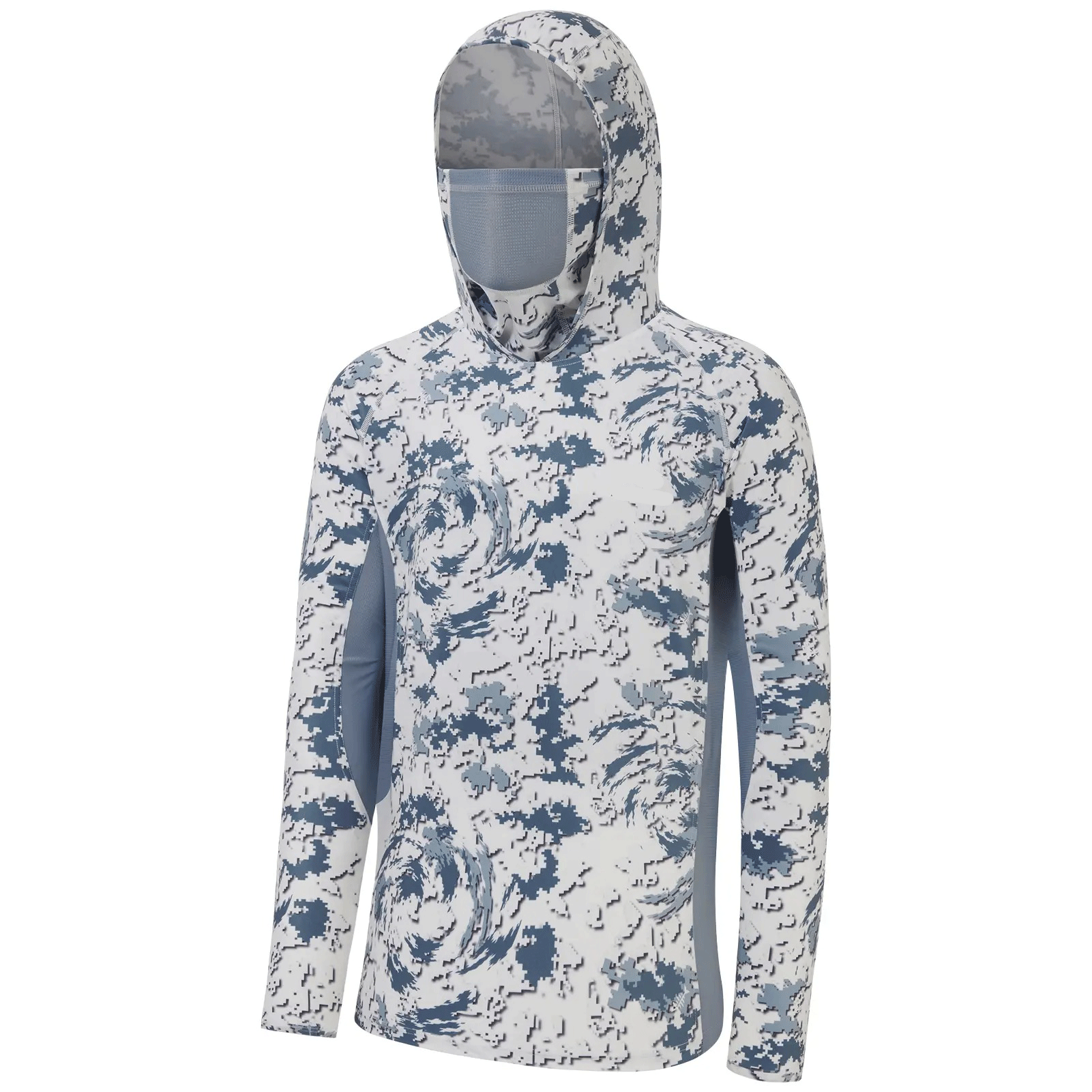 🔥🔥Men's UPF 50+ Lightweight Hunting Camo Hoodie Quick Dry Performance Long Sleeve Fishing Shirt with Hood
