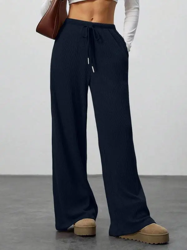 High Waist Wide Leg Jogger Pants – Casual & Comfortable Everyday Wear