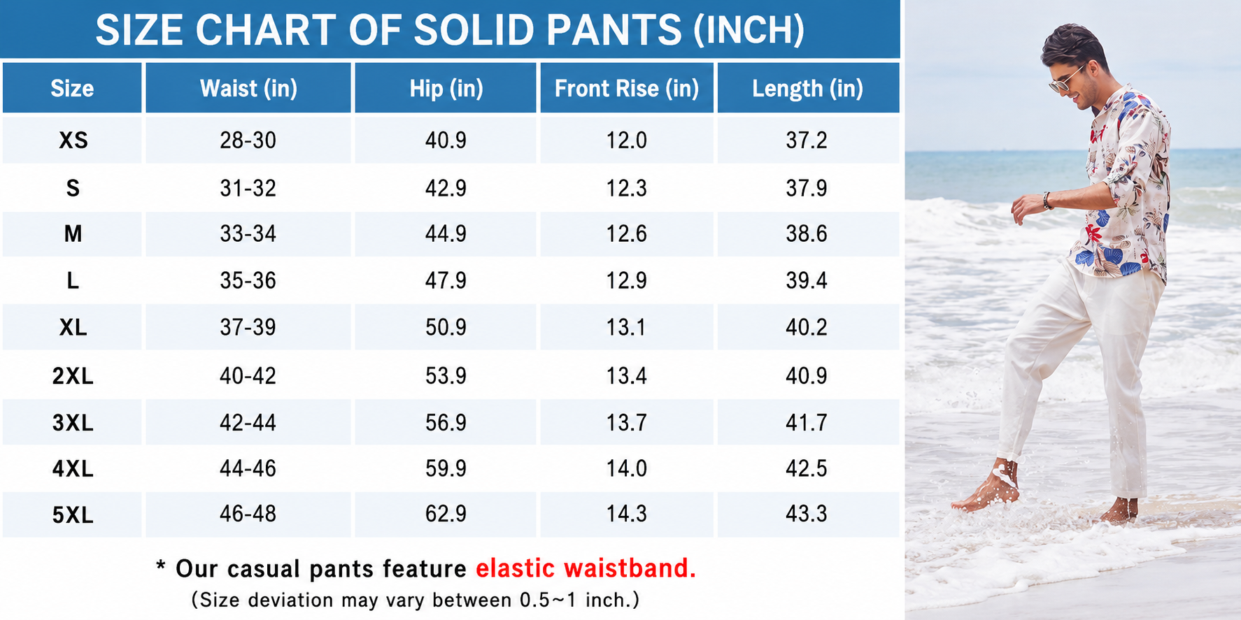 Men's Cotton-Linen Trousers  (With Pockets)