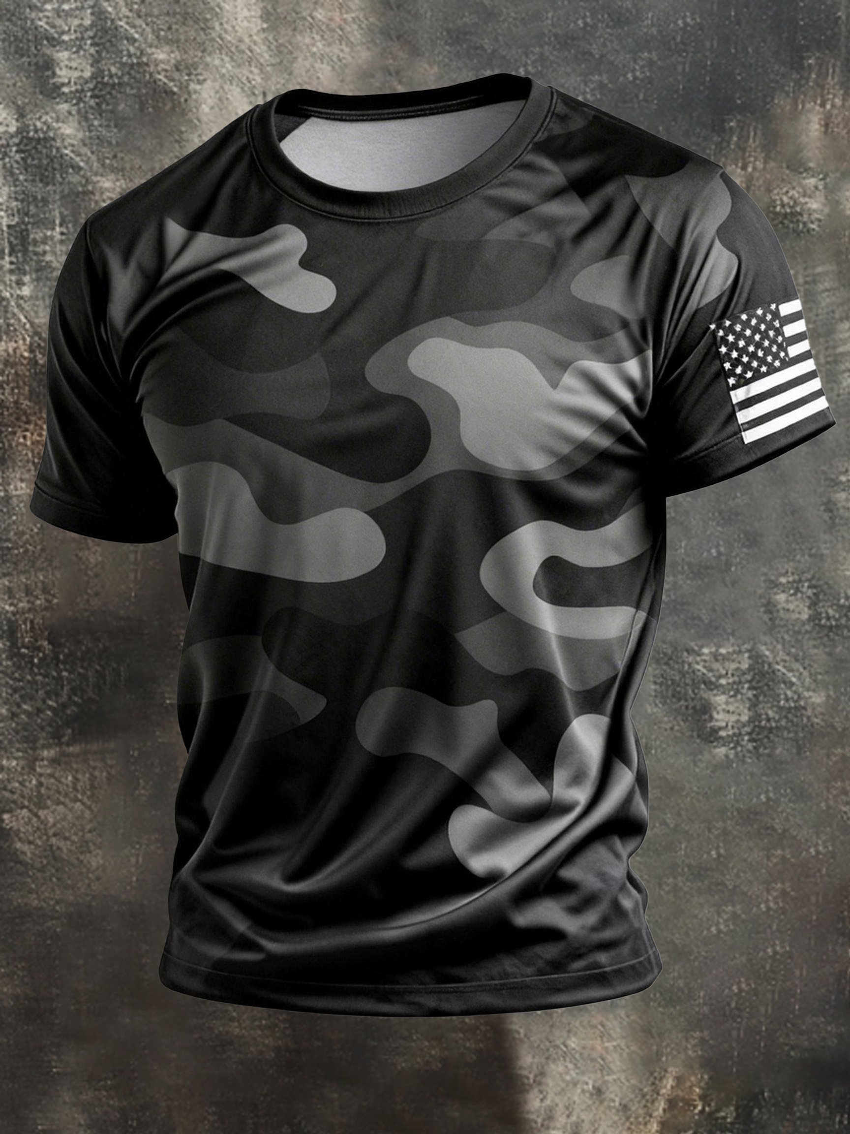 Men's Vintage Patriot Camo Short Sleeve T-Shirt