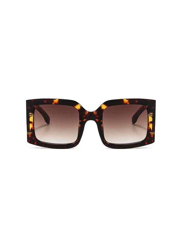 Geometric Sun-Protection Sunglasses Accessories