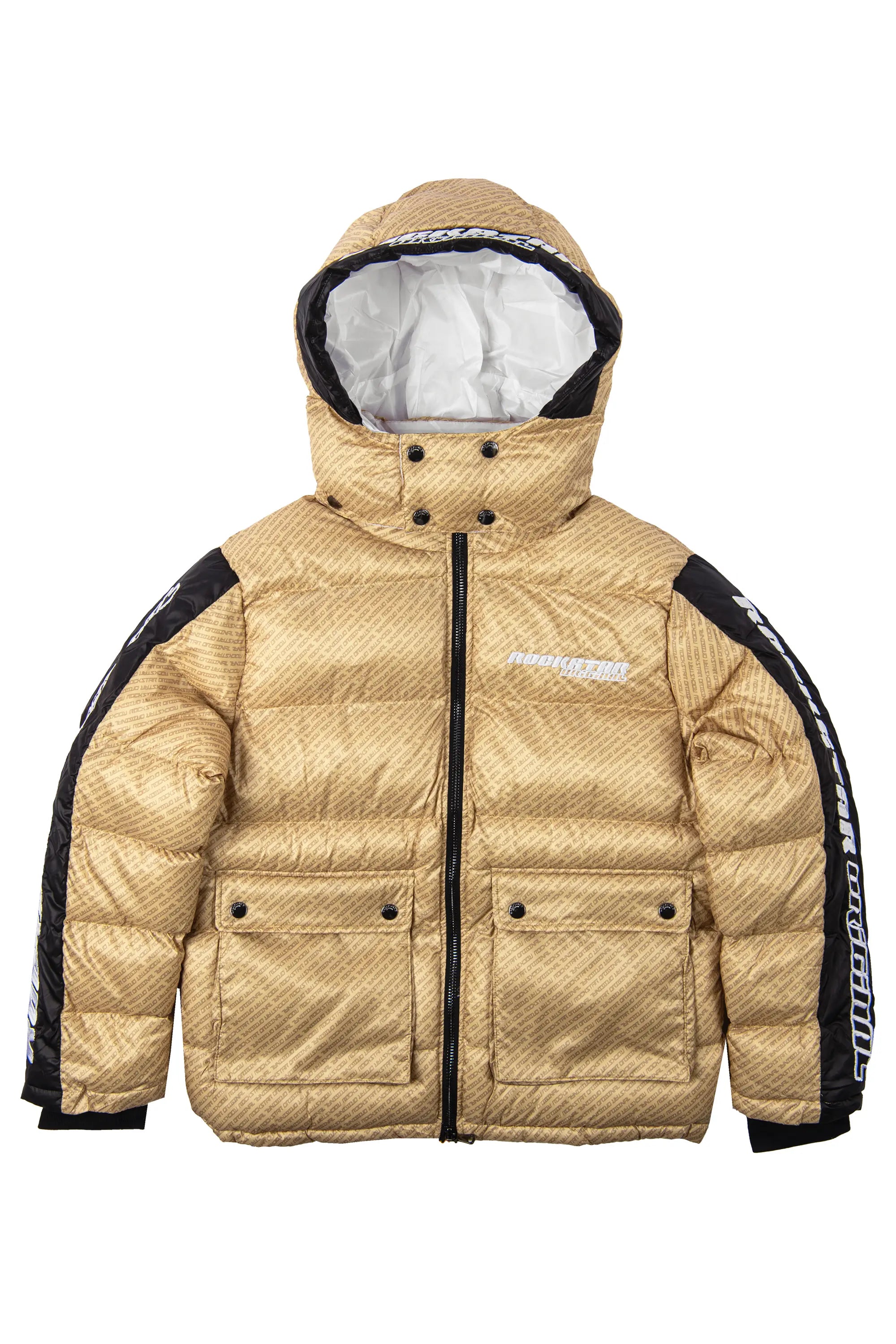 Luna Beige Oversized Puffer Jacket