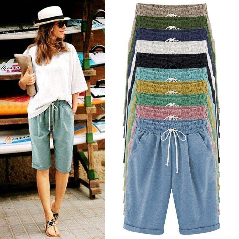 🔥Elastic Waist Casual Comfy Summer Shorts 10 PACKS-$24.99(All colors)