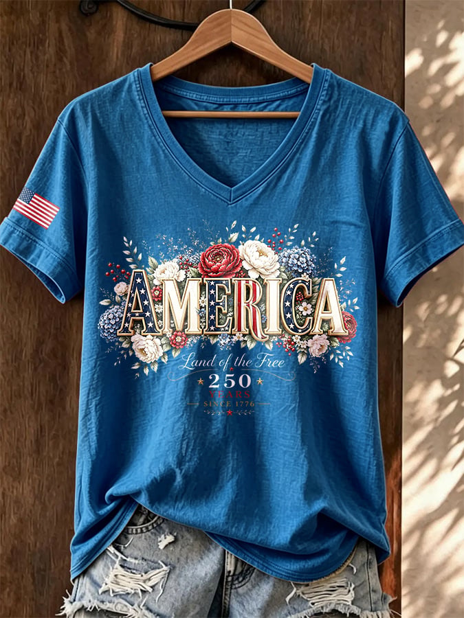 Women's Casual Print Short-Sleeve T-Shirt