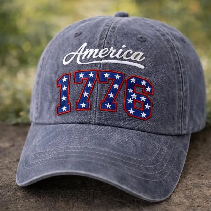 Embroidered 250th America Anniversary Embroidered Cap
