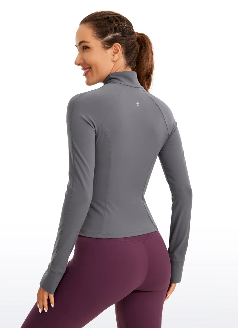 Butterluxe Waist Length Full Zip Jacket