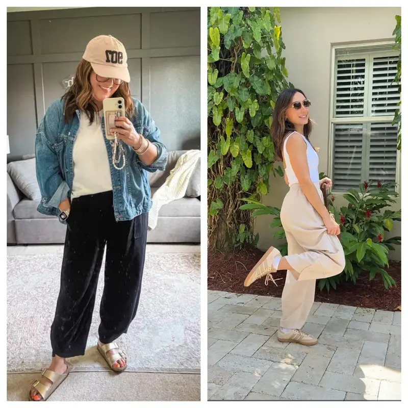 Women's loose wide-leg pants