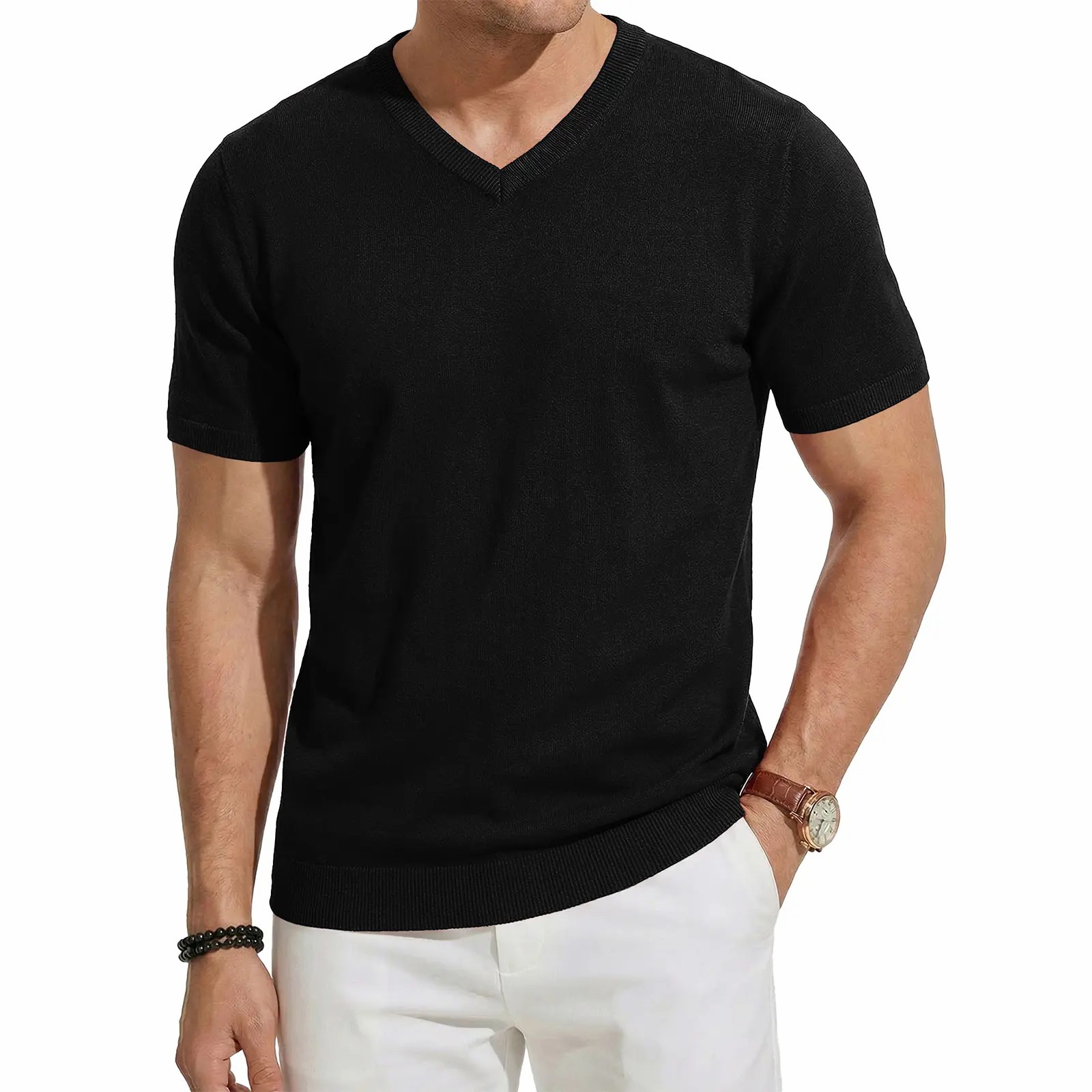 🔥 7-Pack Men's V-Neck Knit Sweaters| Only $24