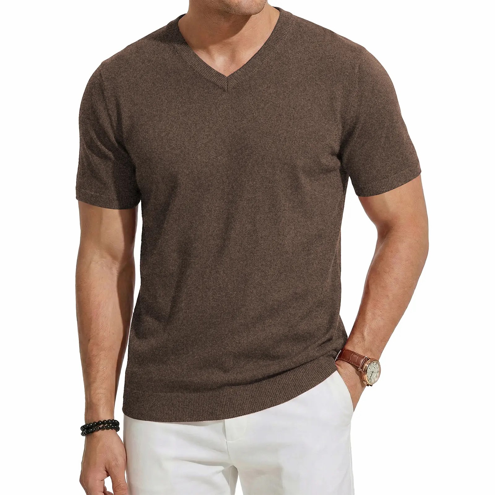 🔥 7-Pack Men's V-Neck Knit Sweaters| Only $24