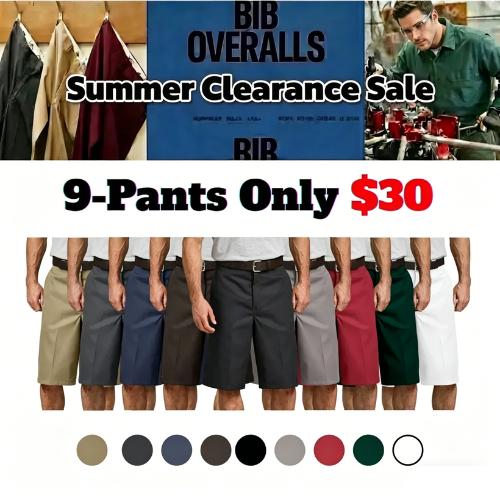 Final Day Deal! Classic Casual Cargo Shorts - Deep Phone Pocket, Loose Comfort