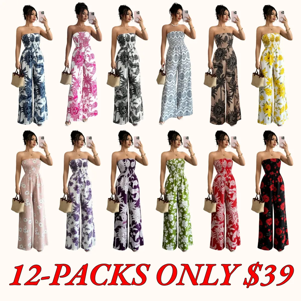 Women's Slim-Fit Casual Woven Jumpsuit