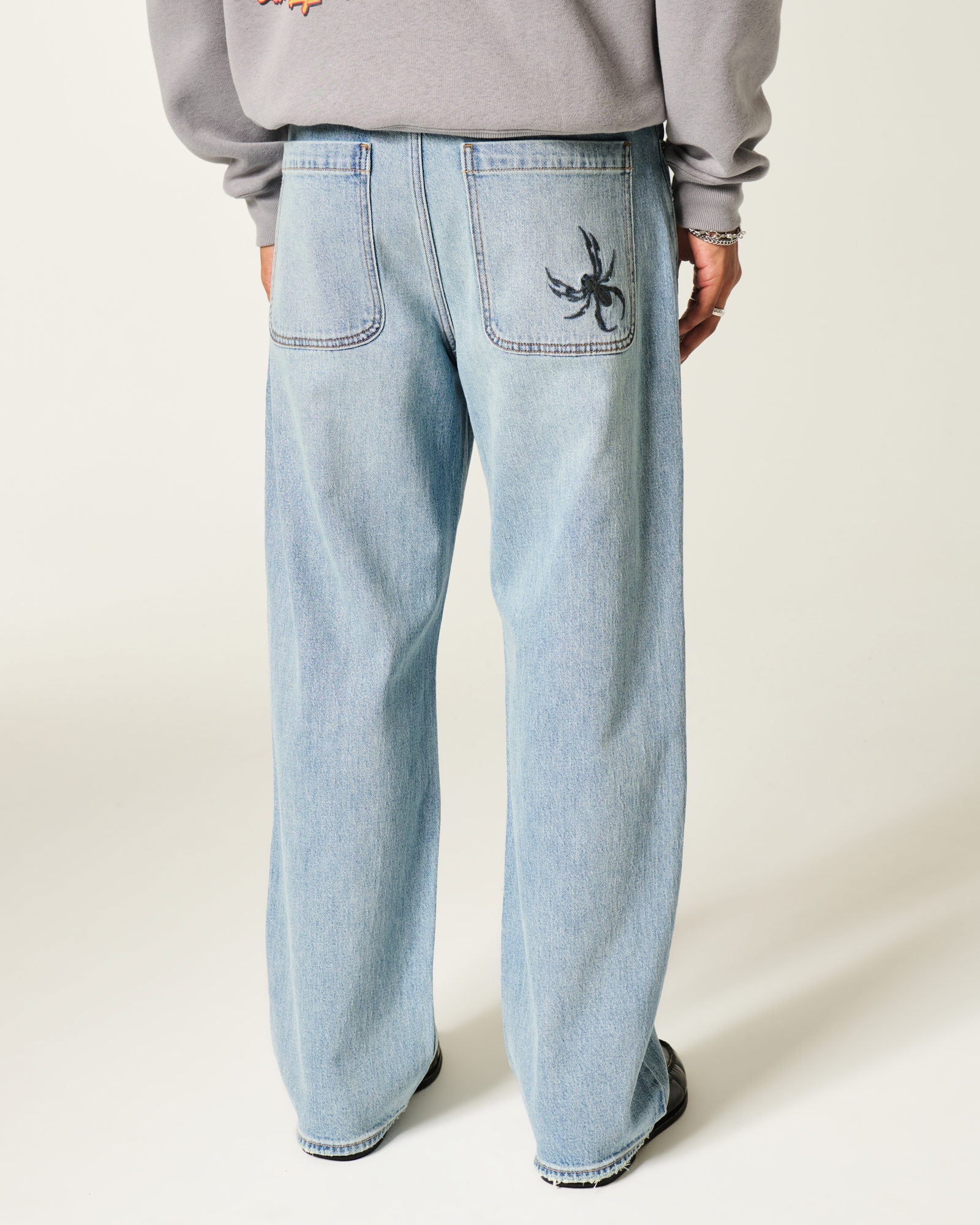 Light Wash Baggy Jeans