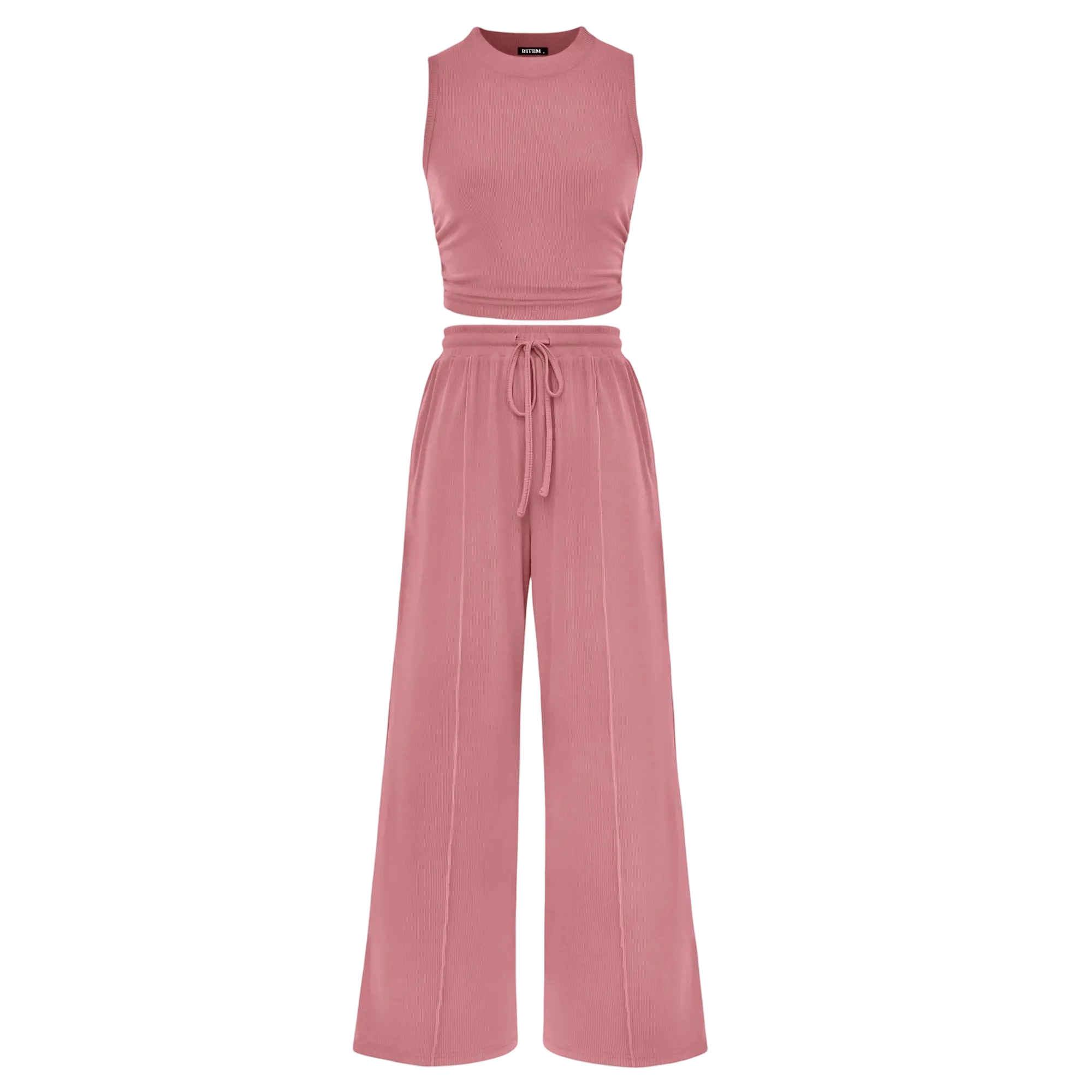 Women's Ribbed Knit Lounge Set