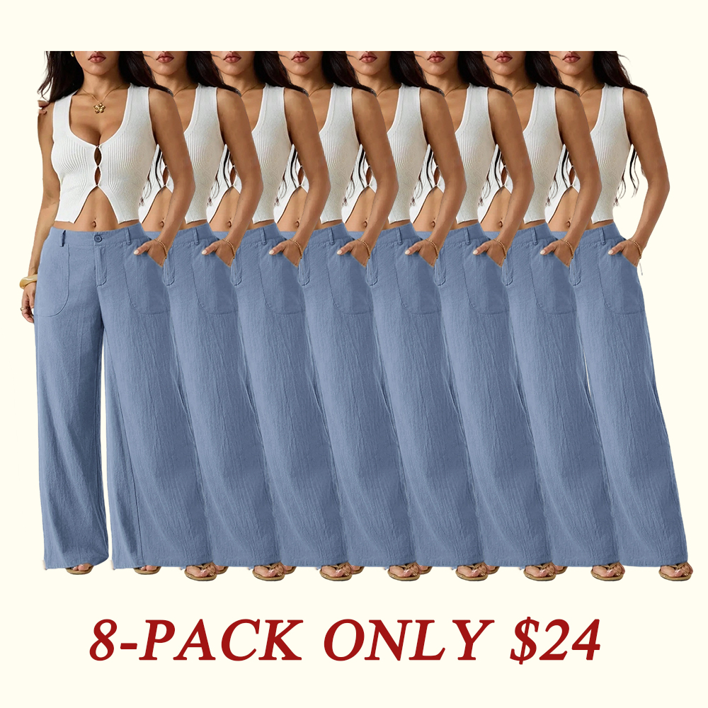 Women's Classical Linen Palazzo Pants🌿
