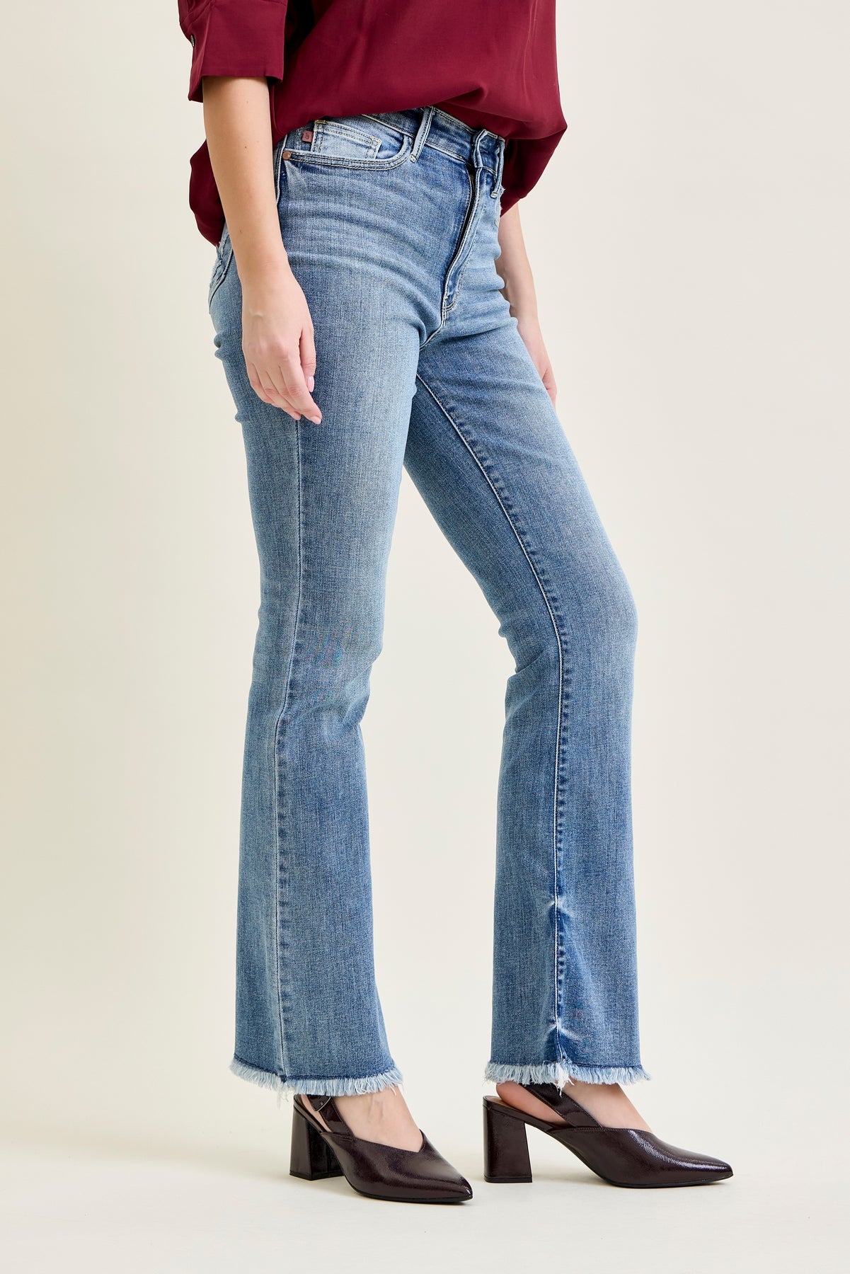 Daisy Bootcut with Fray Hem